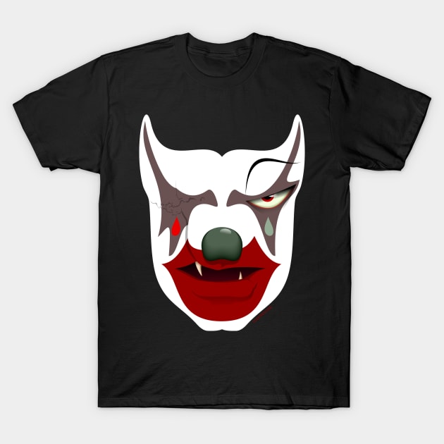 Evil clown T-Shirt by tuditees